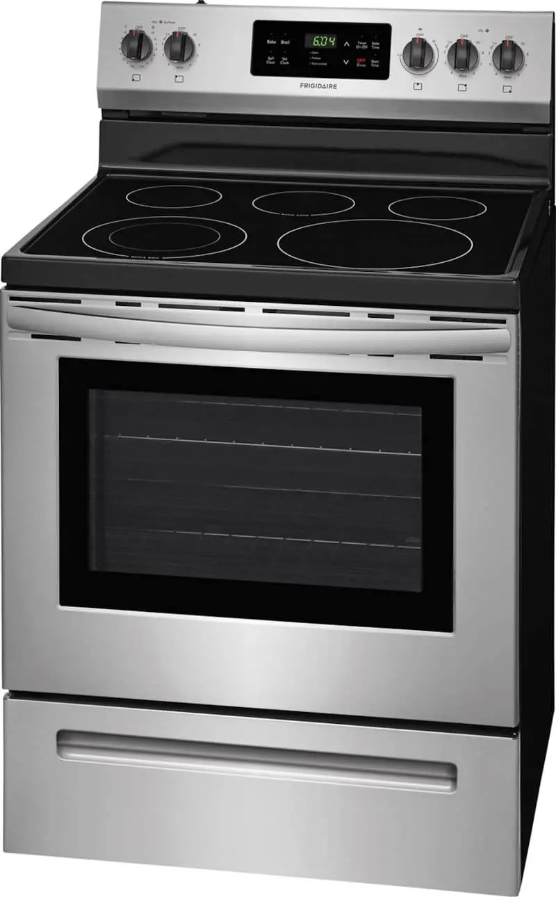 Frigidaire 30-Inch Stainless Steel Electric Range  Freestanding Smoothtop Oven & Cooktop
