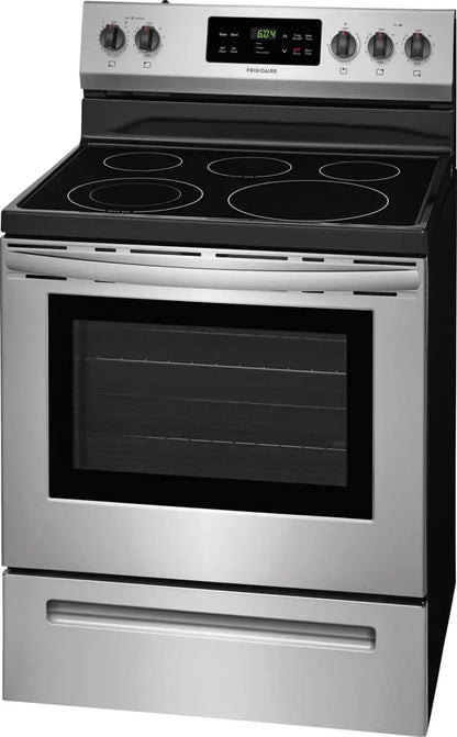 Frigidaire 30-Inch Stainless Steel Electric Range  Freestanding Smoothtop Oven & Cooktop