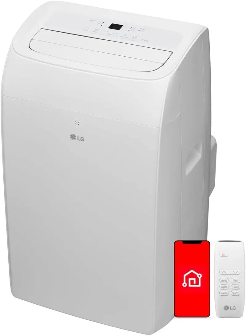 LG Smart Portable Air Conditioner: 8,350 BTU (DOE), Voice & App Control via LG ThinQ, Alexa & Google Assistant — Cools Up to 350 Sq. Ft.