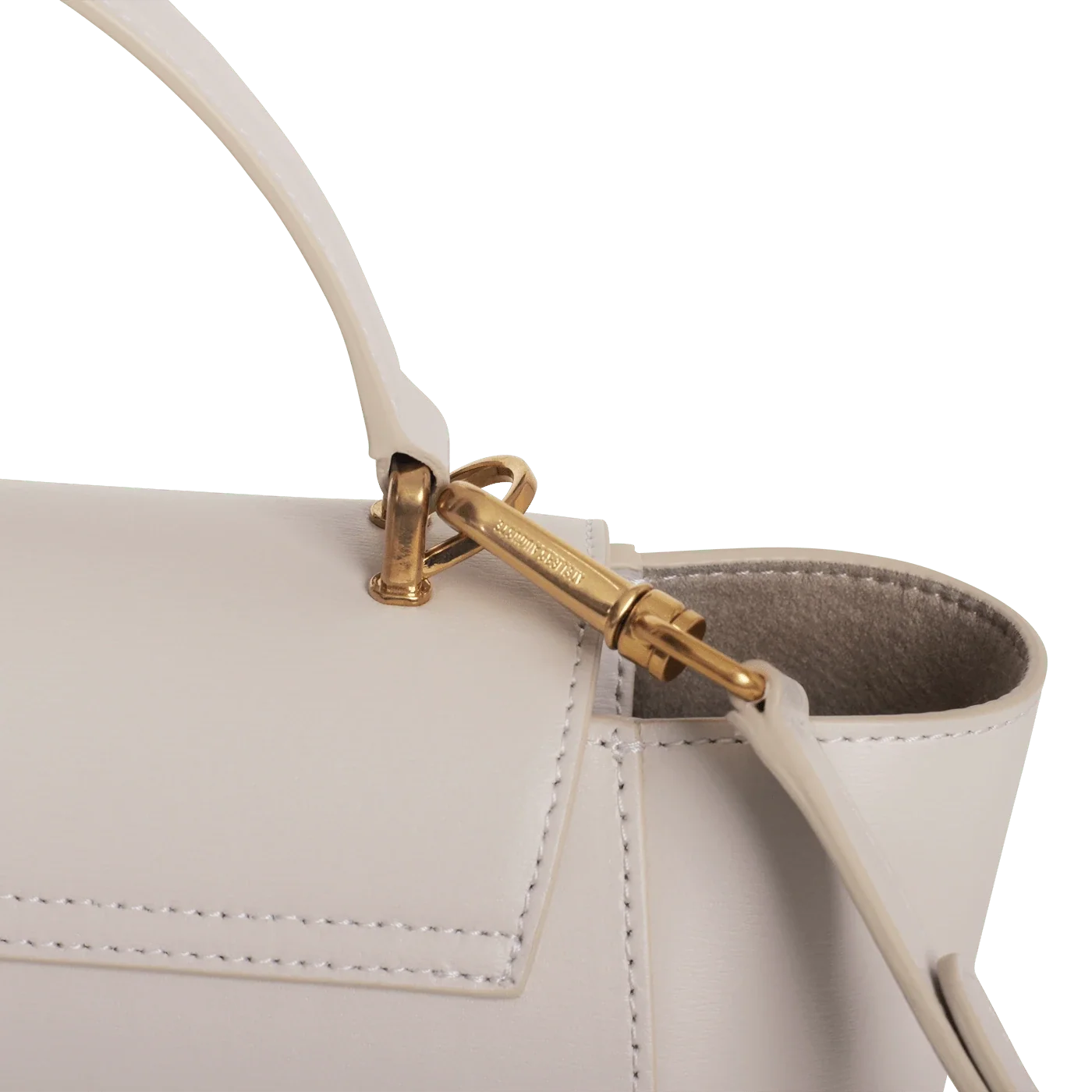 Marly - Cuir Box Blanc Cassé