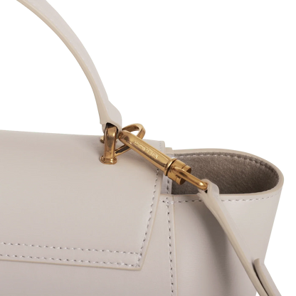 Marly - Cuir Box Blanc Cassé