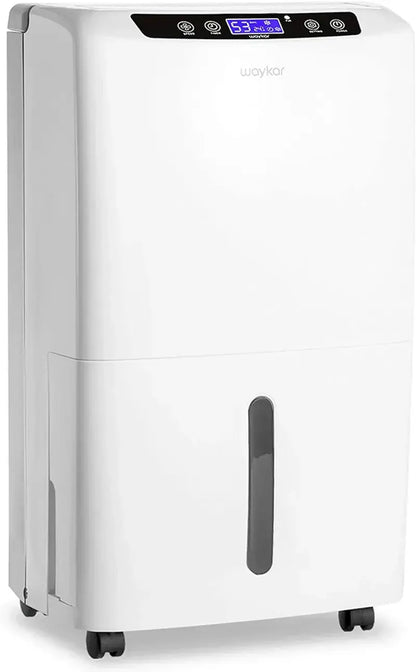 Waykar 2000 Sq Ft Home Dehumidifier Featuring Auto/Manual Drain Options