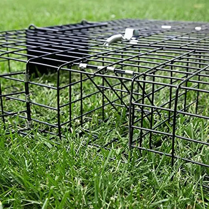 Rugged Ranch Squirrelinator Live Trap  Dual-Door, Heavy-Gauge Wire Cage for Humane Squirrel Relocation
