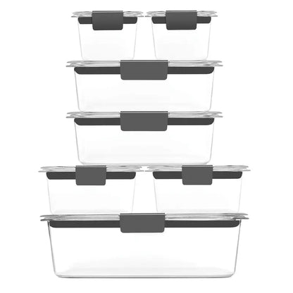 Airtight, Leakproof Stackable Food Storage Containers for Freshness and Space Efficiency