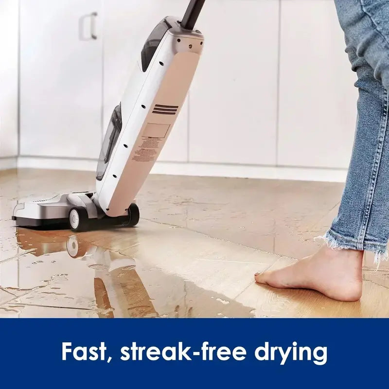Cordless Wet/Dry Vacuum & Mop — All-in-One Hard Floor Cleaner for Effortless Maintenance