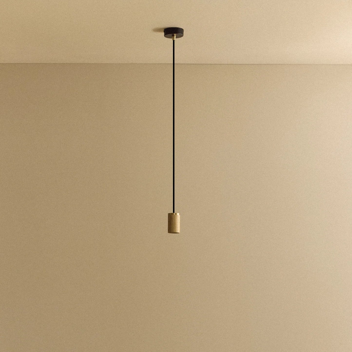 Knuckle Pendant in Oak