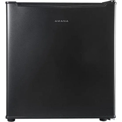 1.7-Cubic-Foot Single-Door Mini Fridge with Chiller Compartment  Matte Black