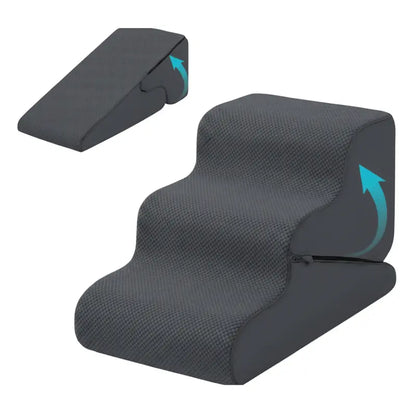 Convertible Pet Stair-Ramp Combo for Small Dogs  Foldable 2-in-1 Design