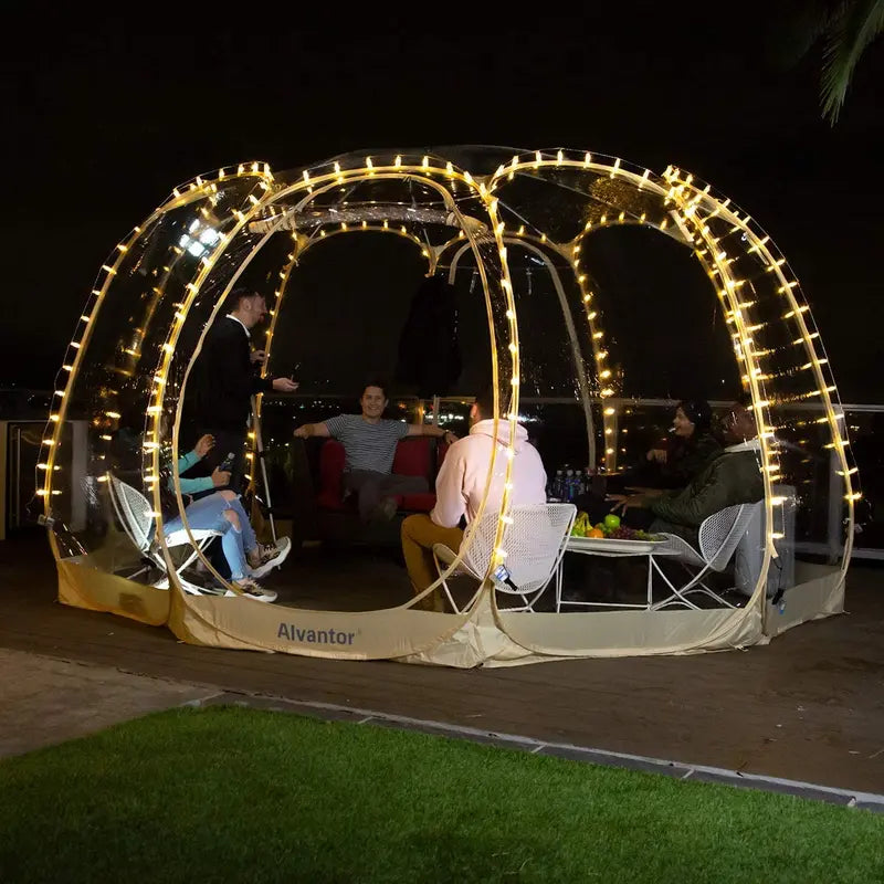 Pop-Up Bubble Tent Gazebo  810 Person Igloo-Style Dome Canopy for Patio, Garden, or Outdoor Events