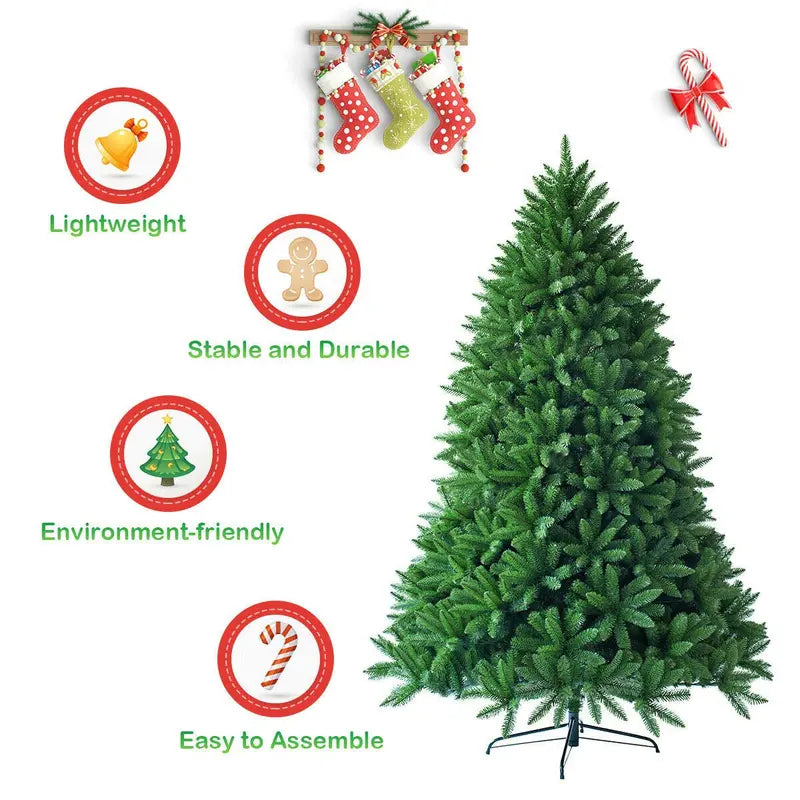 5-Foot Unlit Artificial Christmas Tree  Lifelike Branch Structure