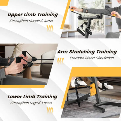 Foldable Under-Desk Pedal Exerciser for Arm, Leg & Physical Therapy