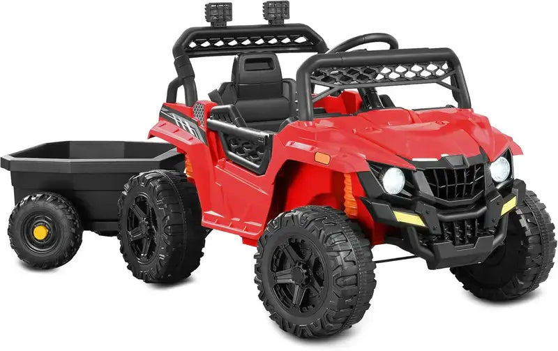 Kids’ Black Electric UTV Ride-On Vehicle with Realistic Design and Safe Speed Control