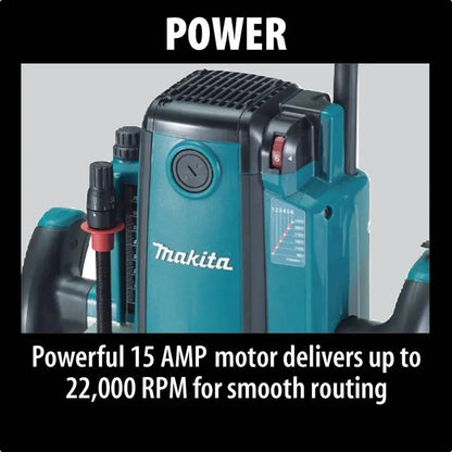 Makita 3-1/4 HP Plunge Router with Variable Speed RP2301FC from Makita