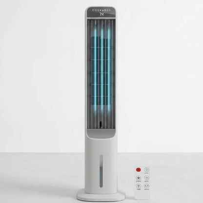 Tower-Style Evaporative Cooler Fan  3 Speeds, 4 Preset Cooling Modes