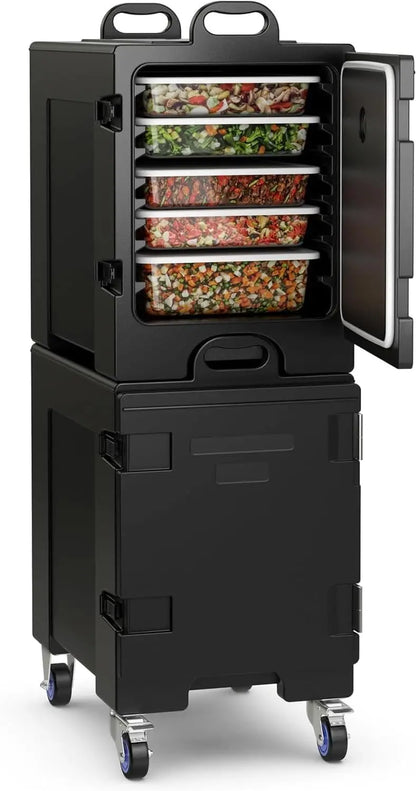 Heavy-Duty Insulated Food Pan Carrier  Holds Five Full-Size Gastronorm Pans, Thermal Retention Design