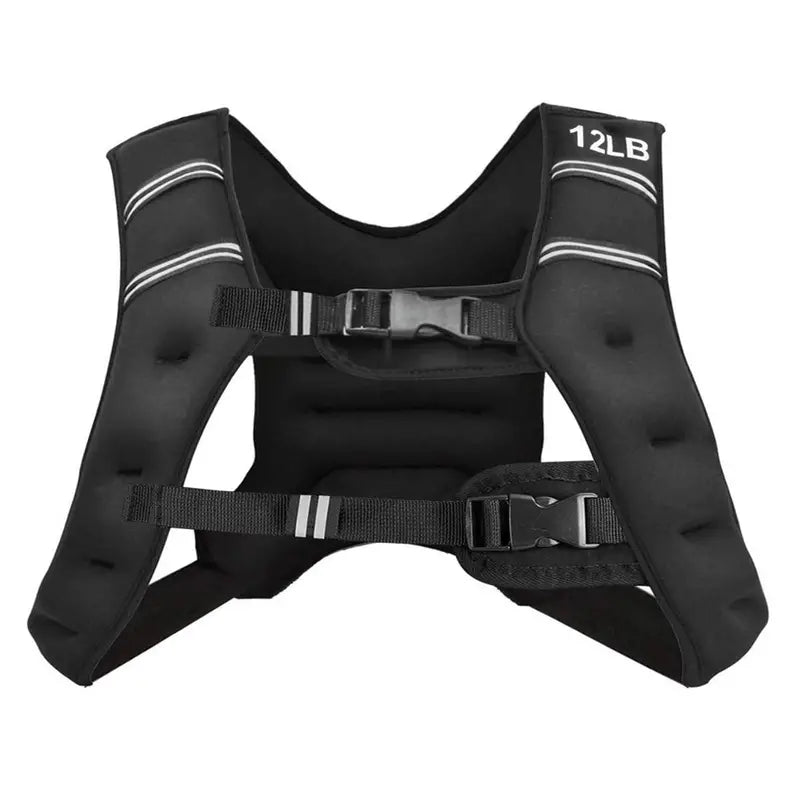 Adjustable Weighted Vest  12 lb or 20 lb Fitness Vest for Strength and Conditioning Training