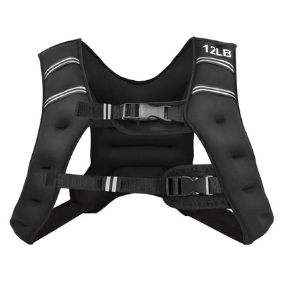 Adjustable Weighted Vest  12 lb or 20 lb Fitness Vest for Strength and Conditioning Training