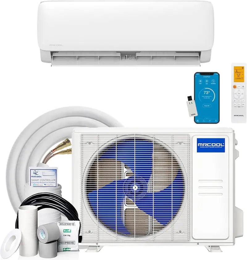 MRCOOL 24,000 BTU Ductless Mini Split System  230V Inverter AC & Heat Pump, Wall-Mounted for Homes, Offices, or Commercial Use, Easy Pro Series