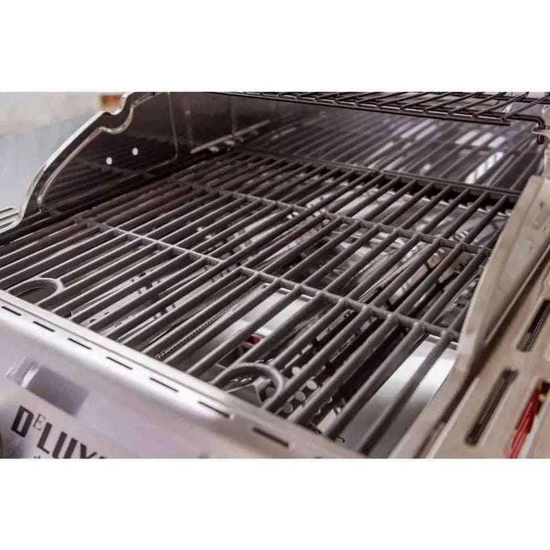 Nexgrill 2-Burner Red Propane Grill  Stainless Steel, 28,000 BTU, Space-Saving Outdoor Cooking Station