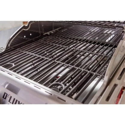 Nexgrill 2-Burner Red Propane Grill  Stainless Steel, 28,000 BTU, Space-Saving Outdoor Cooking Station