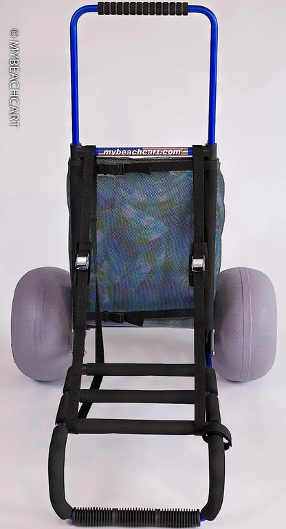 Rust-Resistant Aluminum ATV Folding Trailer  13-Inch Balloon Tires for Off-Road Stability