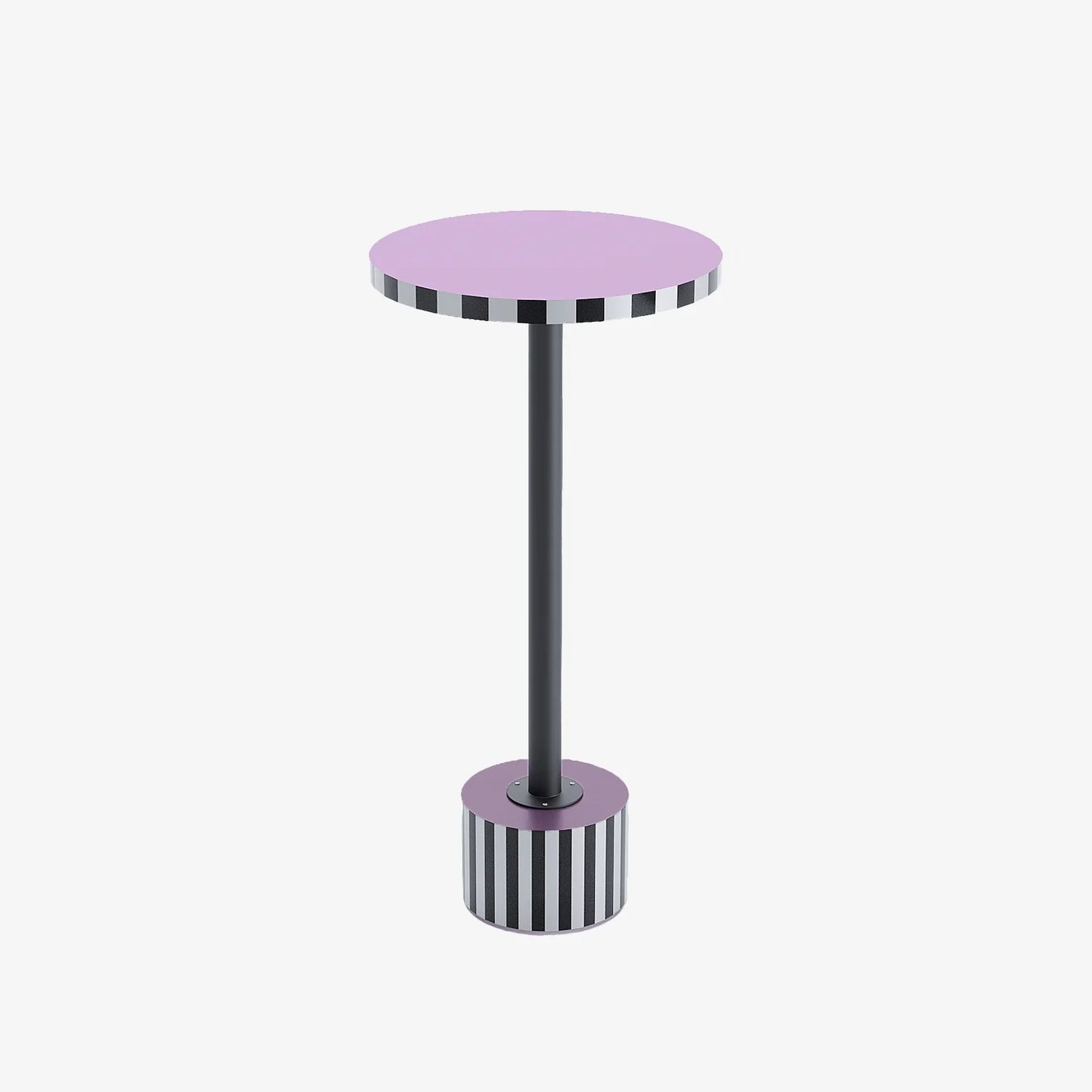 Table d appoint ronde originale couleur lilas Jasmin