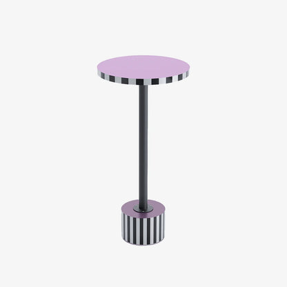 Table d appoint ronde originale couleur lilas Jasmin