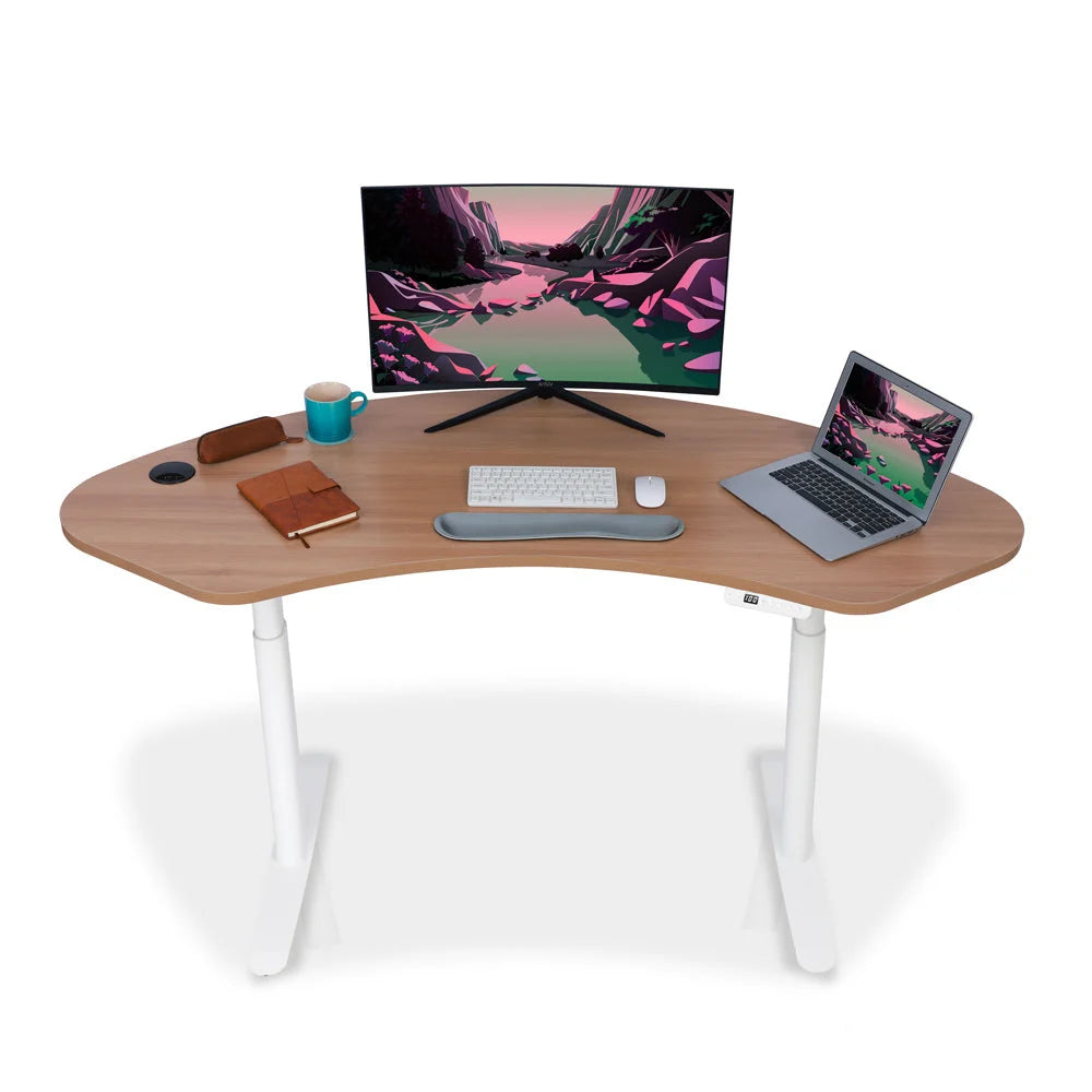 Bureau assis debout incurvé - DYNAMIC CURVE