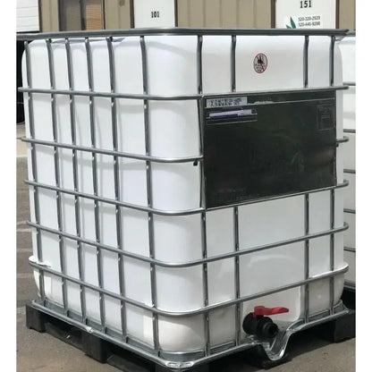 Food-Safe 330-Gallon IBC Container  Heavy-Duty Water Storage Solution