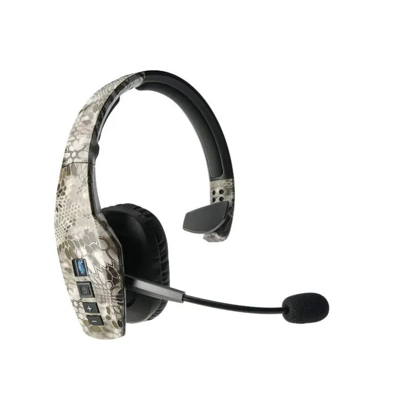 BlueParrott B550-XT Bluetooth Headset  Noise-Cancelling, Voice-Activated, 24-Hour Battery, IP54-Rated, Kryptek Camo Design