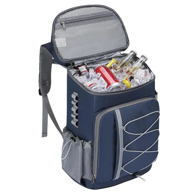 Leak-Proof Insulated Cooler Backpack for Family Picnics and Outdoor Adventures
