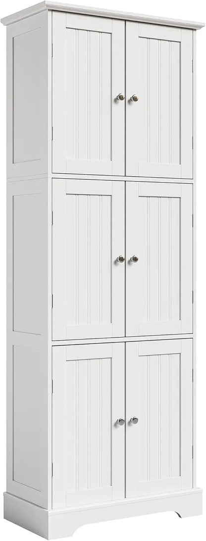 ChooChoo Six-Door Freestanding Bathroom Floor Cabinet