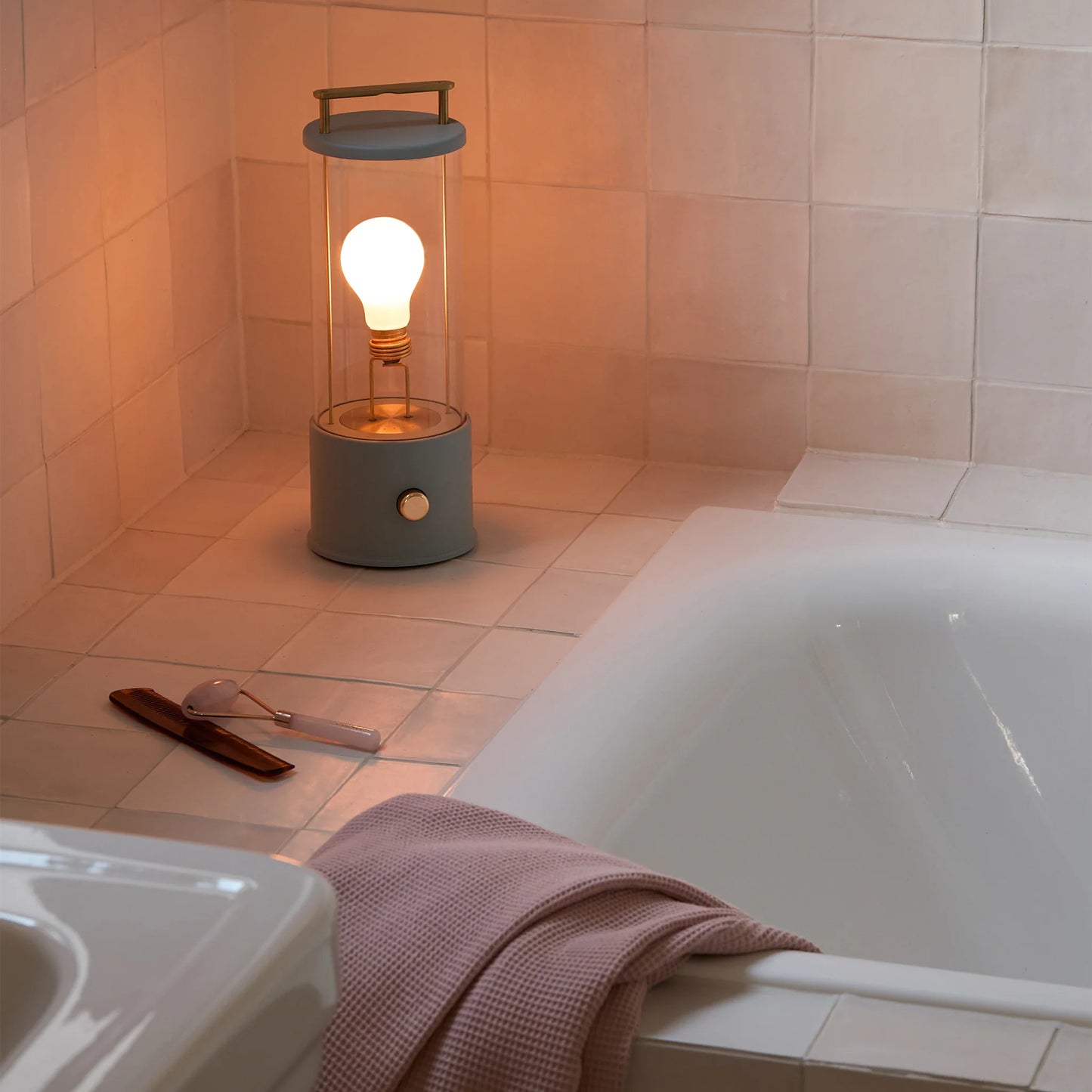 The Muse 1.0 Portable Lamp in Selvedge Blue