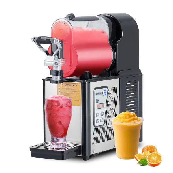 Compact 3-Liter Slushy Maker  Stainless Steel, Auto-Clean Function, Ideal for Small Venues