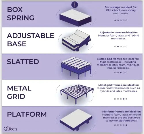 NapQueen 8 Inch Maxima Hybrid Mattress, Twin Size, Cooling Gel Infused Memory Foam