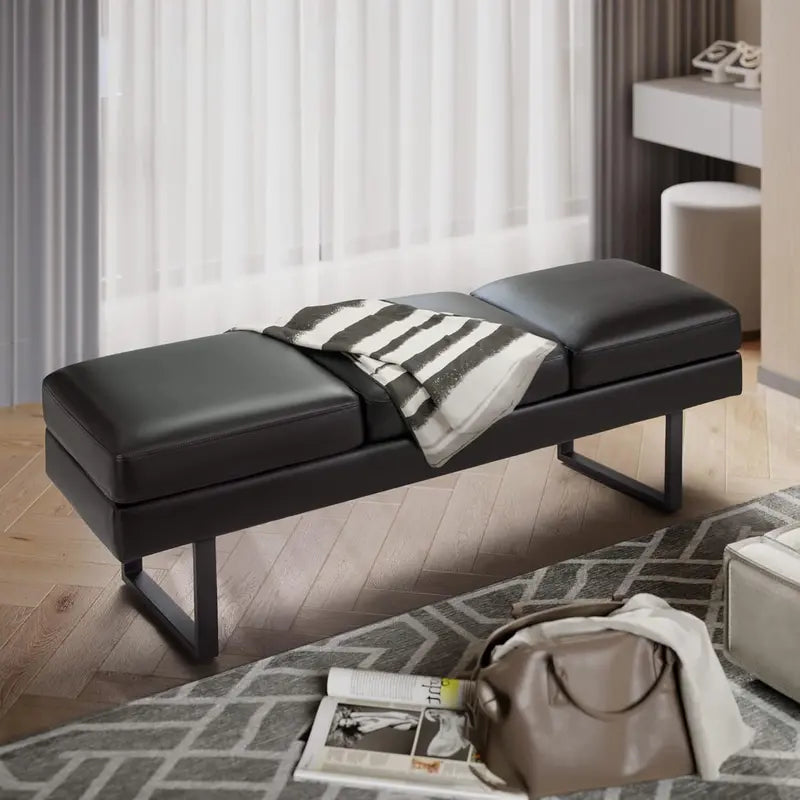 Furmax Faux Leather Guest Chairs for Waiting Rooms and Offices