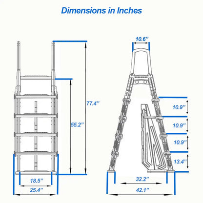 Aqua Select A-Frame Heavy Duty 48