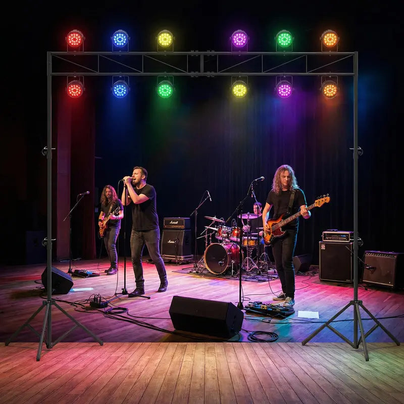 Lighting Truss System  Supports 12 Fixtures, 110-LB Load Capacity