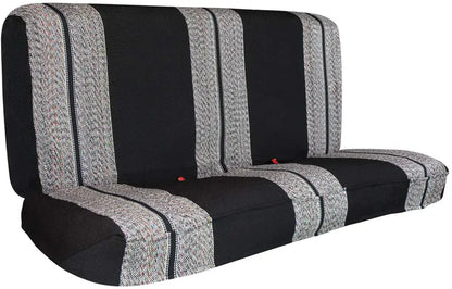 Leader Accessories Saddle Blanket Black Full Size Pickup Trucks Bench Seat Cover Universal Work with Bench Seats,Black