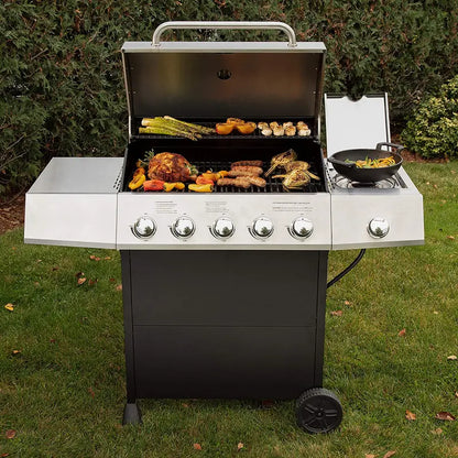 Cuisinart CGG-8500 Five-Burner Gas Grill with Side Burner