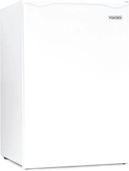 Igloo 3.2 Cu Ft Single-Door Mini Fridge  Glass Shelving, Compact Cooling for Dorms or Offices