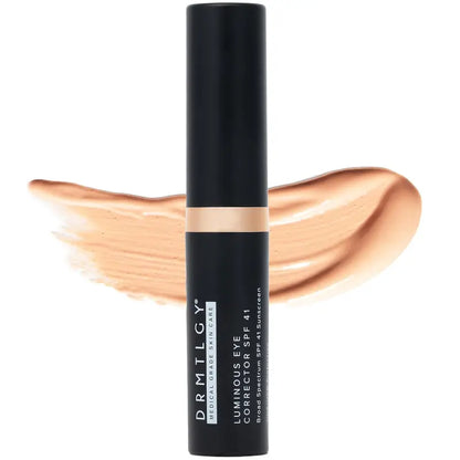 DRMTLGY Luminous Eye Corrector SPF 41  Hydrating Anti-Aging Cream for Dark Circles with Peach Undertone