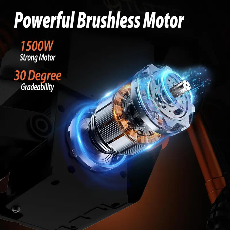 48V Electric Dirt Bike for Teens & Adults with Removable 21Ah Battery
