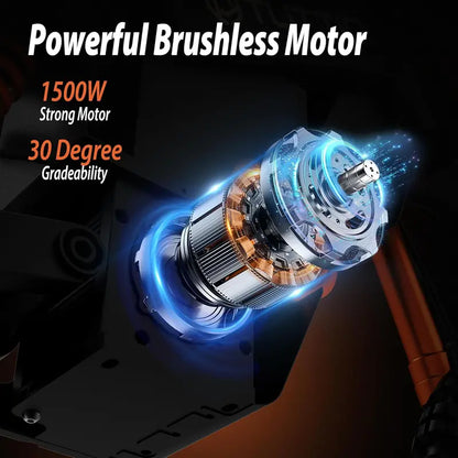 48V Electric Dirt Bike for Teens & Adults with Removable 21Ah Battery