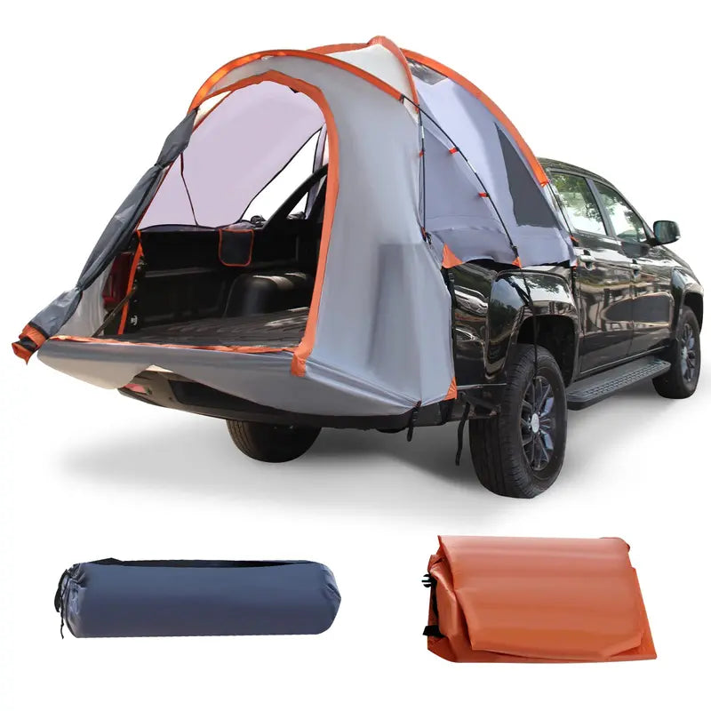Waterproof Pickup Truck Bed Tent for Two  PU2000mm Coating with Detachable Rainfly