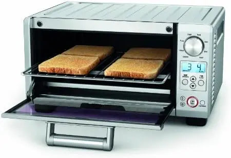 Breville Mini Smart Oven BOV450XL  Small Portable Toaster Oven, Brushed Stainless Steel