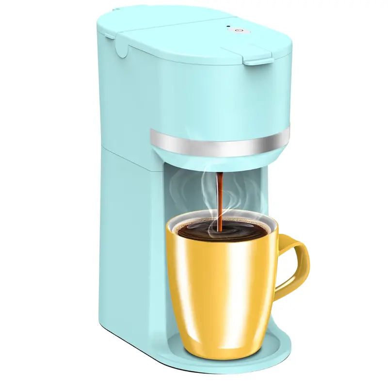 Compact Single-Serve Coffee Brewer for K-Cups and Ground Coffee