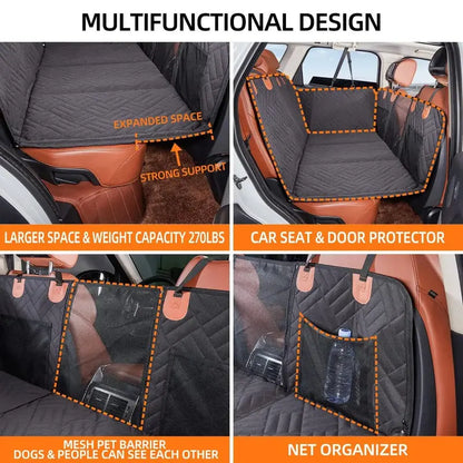 Dog Car Seat Extender for Rear Bench Protection and Safety
