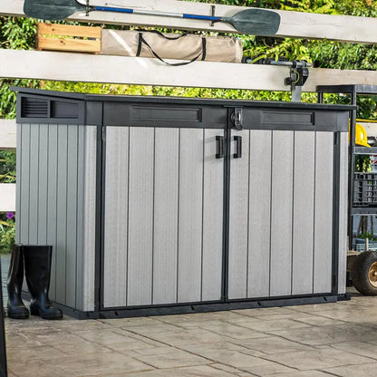 Keter 6 ft. x 3.5 ft. Resin Storage Shed  Low-Maintenance Outdoor Garden or Tool Shelter