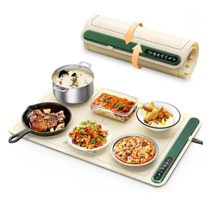 Electric Food Warming Tray  4-Temperature Settings with Programmable Timer